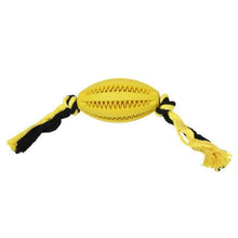 Load image into Gallery viewer, Pets Dog Toy Rubber Rugby Football Toys for Dog Cat Pet Training Have Fun Diet Control Dental Massaging Ball1pcs Pet supplies